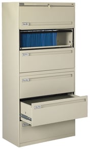 lateral hanging file cabinet with 6 drawers