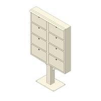 Outdoor pistol lockers