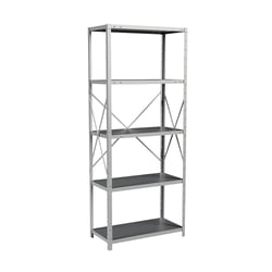 Metal storage shelf